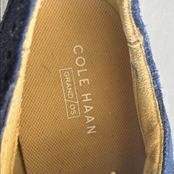Cole Haan Navy Suede Oxfords main image 5